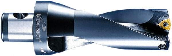 Komet - 6.843" Max Drill Depth, 3xD, 2-9/32" Diam, Indexable Insert Drill - 2 Inserts, ABS 80 Modular Connection Shank - Exact Industrial Supply