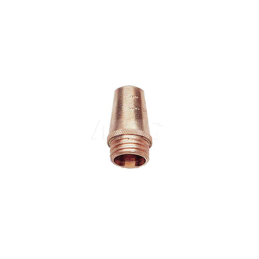 MIG Welder Gas Nozzle: 0.62″ Bore Dia Copper, Use with Magnum