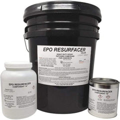 Made in USA - 50 Lb Concrete Repair/Resurfacing - Light Gray, 25 Sq Ft Coverage, Epoxy Resin - Exact Industrial Supply