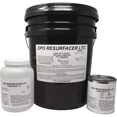 Made in USA - 50 Lb Concrete Repair/Resurfacing - Light Gray, 25 Sq Ft Coverage, Epoxy Resin - Exact Industrial Supply