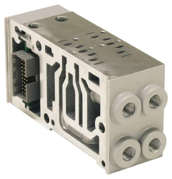 Parker - 1/4" NPT Port, For HA Solenoid Valves, Aluminum Solenoid Valve - 145 Max PSI, Buna-N Seal - Exact Industrial Supply