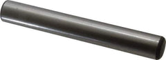 Made in USA - 5/8" Diam x 4-1/2" Pin Length Grade 8 Alloy Steel Standard Dowel Pin - Bright Finish, C 47-58 & C 60 (Surface) Hardness, 46,000 Lb (Single Shear), 92,000 Lb (Double Shear) Breaking Strength, 1 Beveled & 1 Rounded End - Exact Industrial Supply