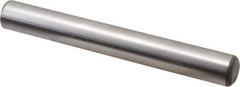 Made in USA - 5/8" Diam x 5" Pin Length Grade 8 Alloy Steel Standard Dowel Pin - Bright Finish, C 47-58 & C 60 (Surface) Hardness, 46,000 Lb (Single Shear), 92,000 Lb (Double Shear) Breaking Strength, 1 Beveled & 1 Rounded End - Exact Industrial Supply