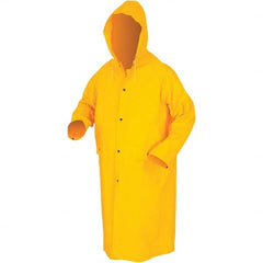 MCR Safety - Size 4XL Yellow Rain Coat - Exact Industrial Supply