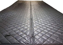 Singer Safety - 6' Long x 48" Wide, Fiberglass Panel - ASTM E-84 Specification, Metallic Gray - Exact Industrial Supply