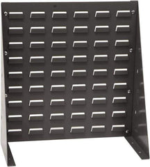 Quantum Storage - 140 Lb Capacity, 8" Deep x 18" Wide x 19" High, Steel Bench Rack - 1 Side - Exact Industrial Supply