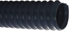 Flexaust - 4" ID, 29 Hg Vac Rating, 20 psi, PVC Vacuum & Duct Hose - 25' Long, Blue, 4.42" Bend Radius, 20 to 160°F - Exact Industrial Supply