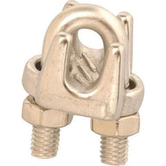 Campbell - Wire Rope Hardware & Accessories Type: Wire Rope Clip For Rope Diameter: 1/8 (Inch) - Exact Industrial Supply