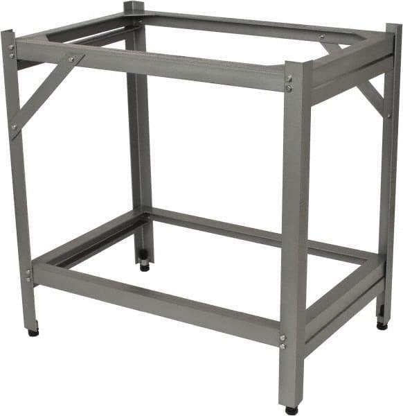 Value Collection - 36" Long x 24" Wide x 36" High, Steel Stationary Inspection Surface Plate Stand - Gray, For Use with MHC Surface Plates - Exact Industrial Supply