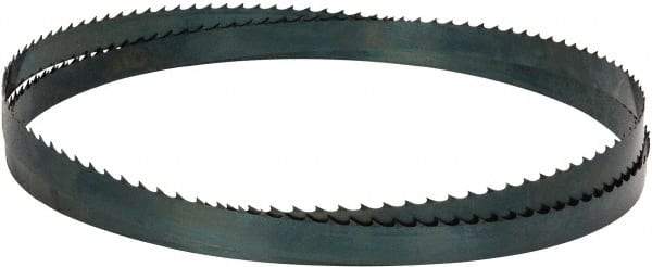 M.K. MORSE - 2 TPI, 12' 11" Long x 1" Wide x 0.035" Thick, Welded Band Saw Blade - High Carbon Steel, Toothed Edge, Raker Tooth Set, Flexible Back, Contour Cutting - Exact Industrial Supply