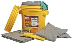 Brady SPC Sorbents - 15 Gal Capacity Oil Only Spill Kit - 20 Gal Polyethylene Lab Pack - Exact Industrial Supply