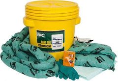 Brady SPC Sorbents - 15 Gal Capacity Hazardous Materials Spill Kit - 20 Gal Polyethylene Lab Pack - Exact Industrial Supply