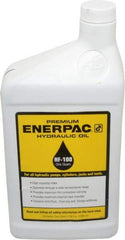 Enerpac - 1 Qt Bottle, Mineral Hydraulic Oil - ISO 32, <12,000 SUS at 0°F, 150 to 165 SUS at 100°F, 42 to 45 SUS at 210°F - Exact Industrial Supply