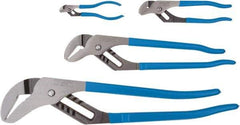 Channellock - 4 Piece Tongue & Groove Plier Set - Comes in Drawer Insert - Exact Industrial Supply