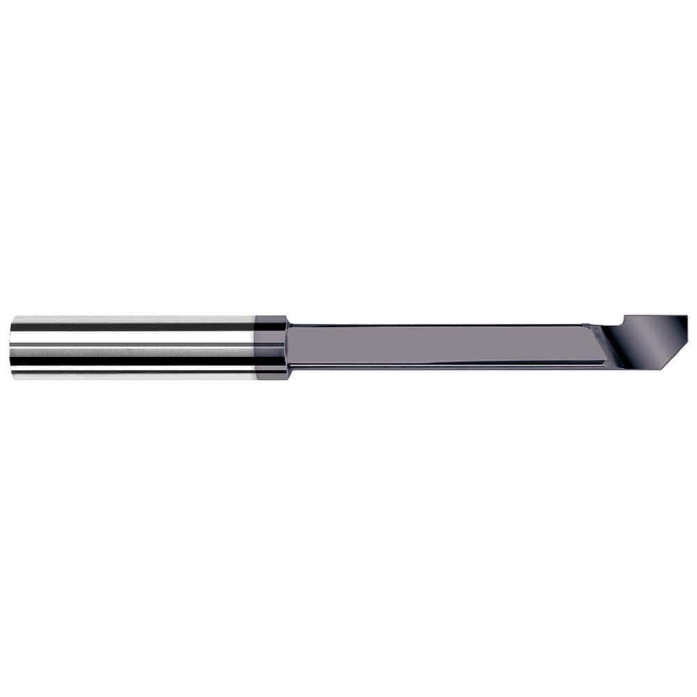 Harvey Tool - Boring Bars; Minimum Bore Diameter (Decimal Inch): 0.0620 ; Minimum Bore Diameter (Inch): 1/16 ; Maximum Bore Depth (Decimal Inch): 0.5000 ; Maximum Bore Depth (Inch): 1/2 ; Material: Solid Carbide ; Boring Bar Type: Boring