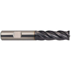 Guhring - 3/8" Diam, 1" Length of Cut, 3/8" Shank Diam, 2-1/2" OAL, 4 Flute Solid Carbide Square End Mill - Exact Industrial Supply