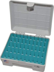 Meyer Gage - 50 Piece, 0.011-0.06 Inch Diameter Plug and Pin Gage Set - Plus 0.0001 Inch Tolerance, Class Z - Exact Industrial Supply