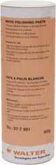 WALTER Surface Technologies - 5 oz Metal Polishing Compound - Compound Grade Ultra Fine, 1,500 Grit, White, For Fine Polishing, Use on Metal - Exact Industrial Supply