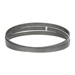 M.K. MORSE - 10 TPI, 5' 4-1/2" Long x 1/2" Wide x 0.025" Thick, Welded Band Saw Blade - High Carbon Steel, Toothed Edge, Raker Tooth Set, Flexible Back, Contour Cutting - Exact Industrial Supply