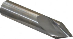 Made in USA - 5/8" Body Diam, 60°, 3" OAL, Solid Carbide Spotting Drill - Exact Industrial Supply