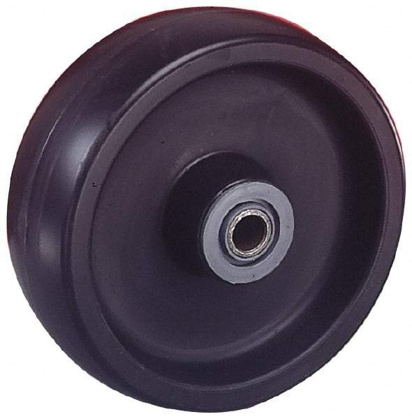 Albion - 6 Inch Diameter x 1-1/2 Inch Wide, Polyolefin Caster Wheel - 550 Lb. Capacity, 1-5/8 Inch Hub Length, 1/2 Inch Axle Diameter, Roller Bearing - Exact Industrial Supply