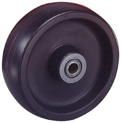 Albion - 6 Inch Diameter x 1-1/2 Inch Wide, Polyolefin Caster Wheel - 550 Lb. Capacity, 1-5/8 Inch Hub Length, 1/2 Inch Axle Diameter, Roller Bearing - Exact Industrial Supply