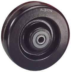 Albion - 10 Inch Diameter x 3 Inch Wide, Phenolic Caster Wheel - 2,900 Lb. Capacity, 3-1/4 Inch Hub Length, 1-1/4 Inch Axle Diameter, Roller Bearing - Exact Industrial Supply