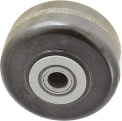 Albion - 3-1/4 Inch Diameter x 1-1/2 Inch Wide, Phenolic Caster Wheel - 600 Lb. Capacity, 1-5/8 Inch Hub Length, 3/4 Inch Axle Diameter, Roller Bearing - Exact Industrial Supply