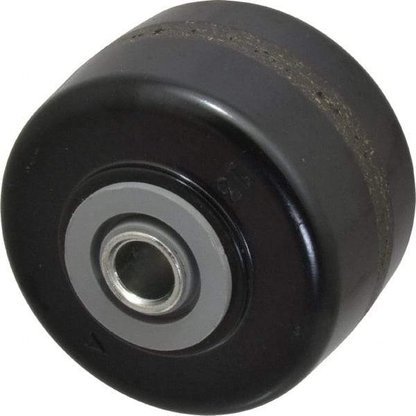 Albion - 3-1/4 Inch Diameter x 2 Inch Wide, Phenolic Caster Wheel - 700 Lb. Capacity, 2-3/16 Inch Hub Length, 1/2 Inch Axle Diameter, Roller Bearing - Exact Industrial Supply