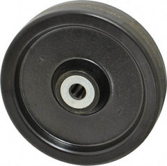 Albion - 5 Inch Diameter x 1-1/4 Inch Wide, Phenolic Caster Wheel - 400 Lb. Capacity, 1-3/8 Inch Hub Length, 1/2 Inch Axle Diameter, Roller Bearing - Exact Industrial Supply
