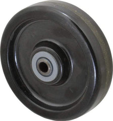 Albion - 6 Inch Diameter x 1-1/2 Inch Wide, Phenolic Caster Wheel - 500 Lb. Capacity, 1-27/32 Inch Hub Length, 3/4 Inch Axle Diameter, Roller Bearing - Exact Industrial Supply