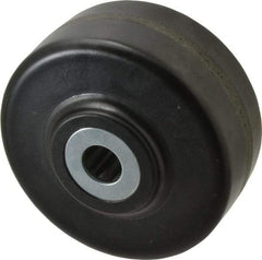 Albion - 6 Inch Diameter x 2-1/2 Inch Wide, Phenolic Caster Wheel - 1,600 Lb. Capacity, 3-1/4 Inch Hub Length, 1 Inch Axle Diameter, Roller Bearing - Exact Industrial Supply