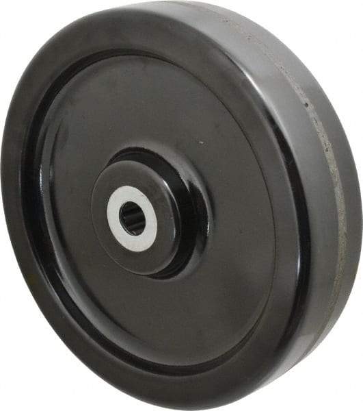 Albion - 12 Inch Diameter x 3 Inch Wide, Phenolic Caster Wheel - 3,500 Lb. Capacity, 3-1/4 Inch Hub Length, 1 Inch Axle Diameter, Roller Bearing - Exact Industrial Supply