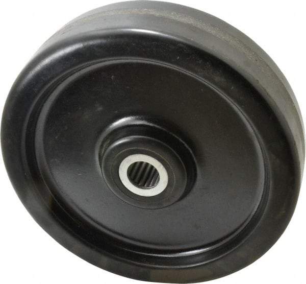 Albion - 12 Inch Diameter x 3 Inch Wide, Phenolic Caster Wheel - 3,500 Lb. Capacity, 3-1/4 Inch Hub Length, 1-1/4 Inch Axle Diameter, Roller Bearing - Exact Industrial Supply