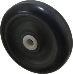 Albion - 5 Inch Diameter x 1-1/4 Inch Wide, Polyurethane Caster Wheel - 440 Lb. Capacity, 1-1/4 Inch Hub Length, 1/2 Inch Axle Diameter, Delrin Bearing - Exact Industrial Supply