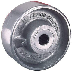 Albion - 12 Inch Diameter x 3-1/2 Inch Wide, Forged Steel Caster Wheel - 6,000 Lb. Capacity, 4-1/2 Inch Hub Length, 1-1/4 Inch Axle Diameter, Tapered Bearing - Exact Industrial Supply