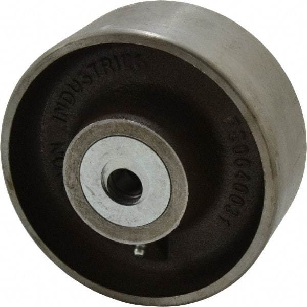 Albion - 6 Inch Diameter x 2-1/2 Inch Wide, Forged Steel Caster Wheel - 5,000 Lb. Capacity, 3-1/2 Inch Hub Length, 3/4 Inch Axle Diameter, Tapered Bearing - Exact Industrial Supply