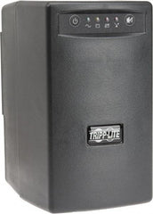 Tripp-Lite - 12 Amp, 500 VA, Wall Mount Line Interactive Backup Uninterruptible Power Supply - Backup 4 min with Full Load & 14.6 min with Half Load, 120 VAC Input, 110, 115 & 120 VAC Output, 300 Watt Output, 1 Phases, 6 Outlets - Exact Industrial Supply