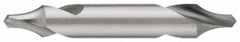 Combo Drill & Countersink: Metric, High Speed Steel Bright (Polished) Finish, Right Hand Cut