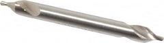Walter-Titex - Metric Plain Cut 60° Incl Angle High Speed Steel Combo Drill & Countersink - Exact Industrial Supply