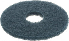3M - Scrubbing Pad - 12" Machine, Blue Pad, Nylon & Polyester - Exact Industrial Supply