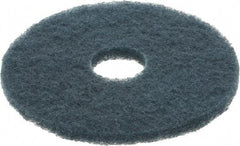 3M - Scrubbing Pad - 14" Machine, Blue Pad, Nylon & Polyester - Exact Industrial Supply