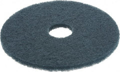 3M - Scrubbing Pad - 16" Machine, Blue Pad, Nylon & Polyester - Exact Industrial Supply