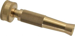 Value Collection - Garden Hose Noninsulated Twist Nozzle - Brass - Exact Industrial Supply