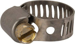 Parker - 1/4 to 0.62" Diam, Stainless Steel Worm Drive Clamp - Exact Industrial Supply