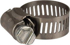 Parker - 0.44 to 1" Diam, Stainless Steel Worm Drive Clamp - Exact Industrial Supply