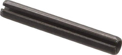 Value Collection - 2mm Diam x 14mm Long Slotted Spring Pin - Grade 1070-1080 Steel, Plain Finish - Exact Industrial Supply