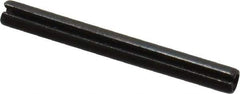 Value Collection - 2mm Diam x 20mm Long Slotted Spring Pin - Grade 1070-1080 Steel, Plain Finish - Exact Industrial Supply