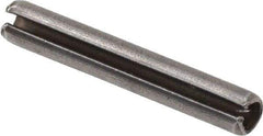 Value Collection - 2.5mm Diam x 16mm Long Slotted Spring Pin - Grade 1070-1080 Steel, Plain Finish - Exact Industrial Supply