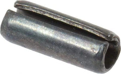 Value Collection - 3mm Diam x 8mm Long Slotted Spring Pin - Grade 1070-1080 Steel, Plain Finish - Exact Industrial Supply